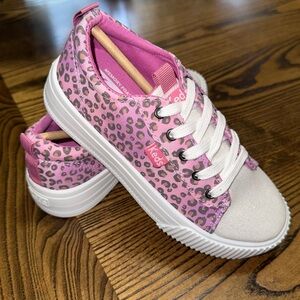 NIB KEDS Girls Purple Cheetah Sneakers
